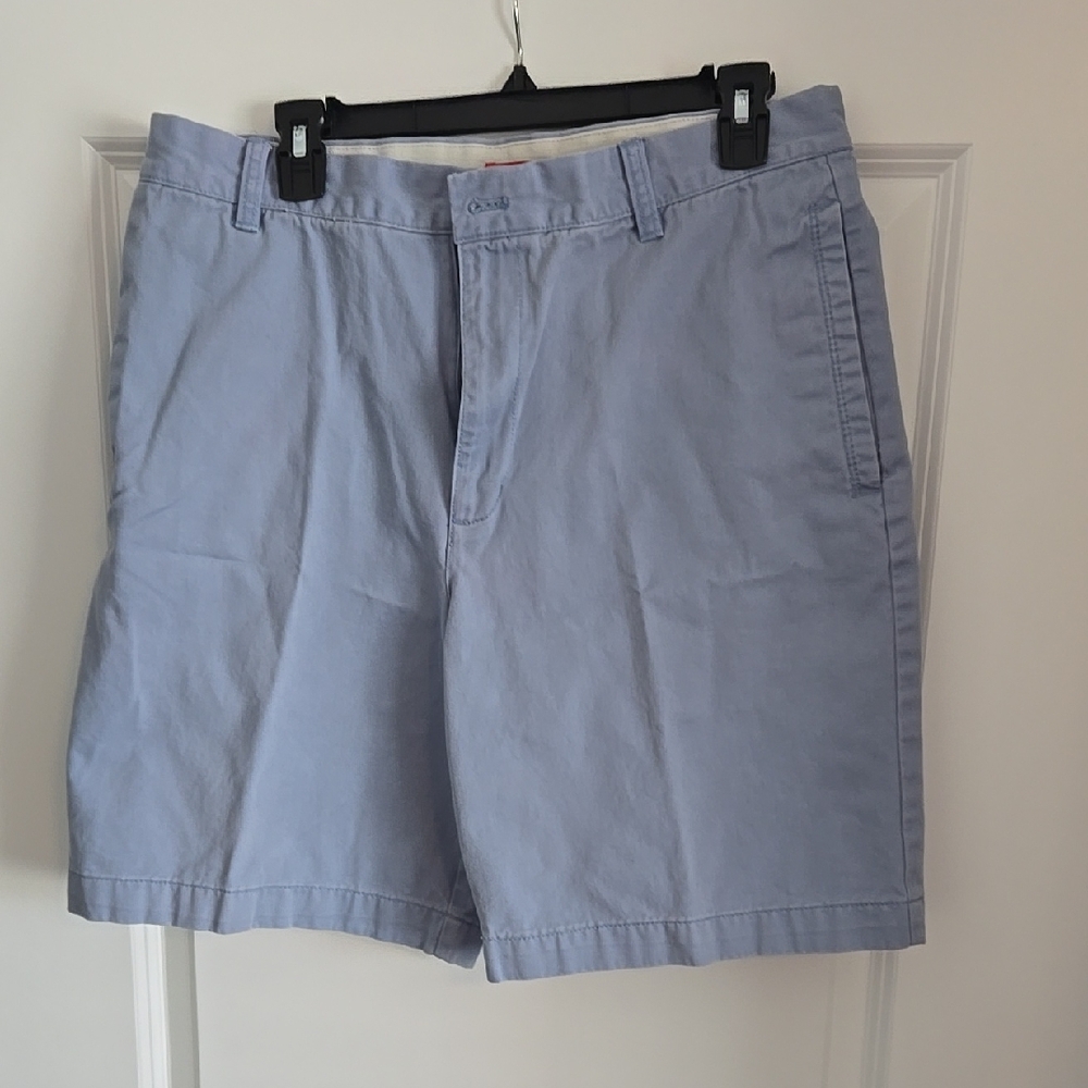 Izod Light Blue Men's Flat Front Shorts
